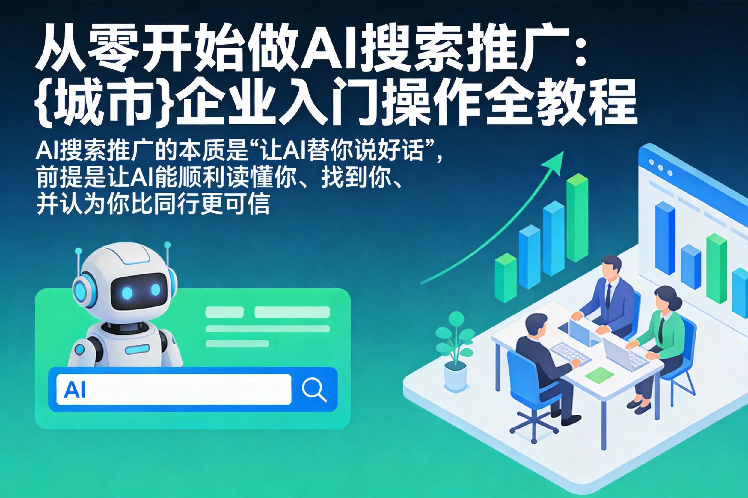 从零开始做AI搜索推广：张家界企业入门操作全教程
