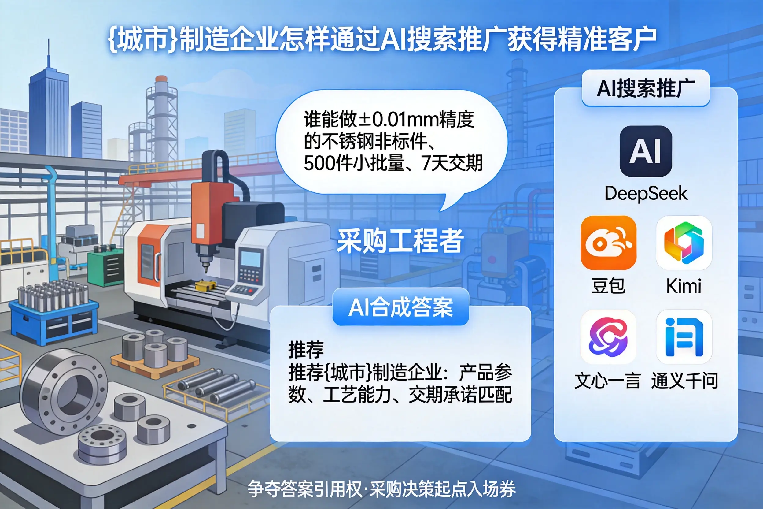 张家界制造企业怎样通过AI搜索推广获得精准客户