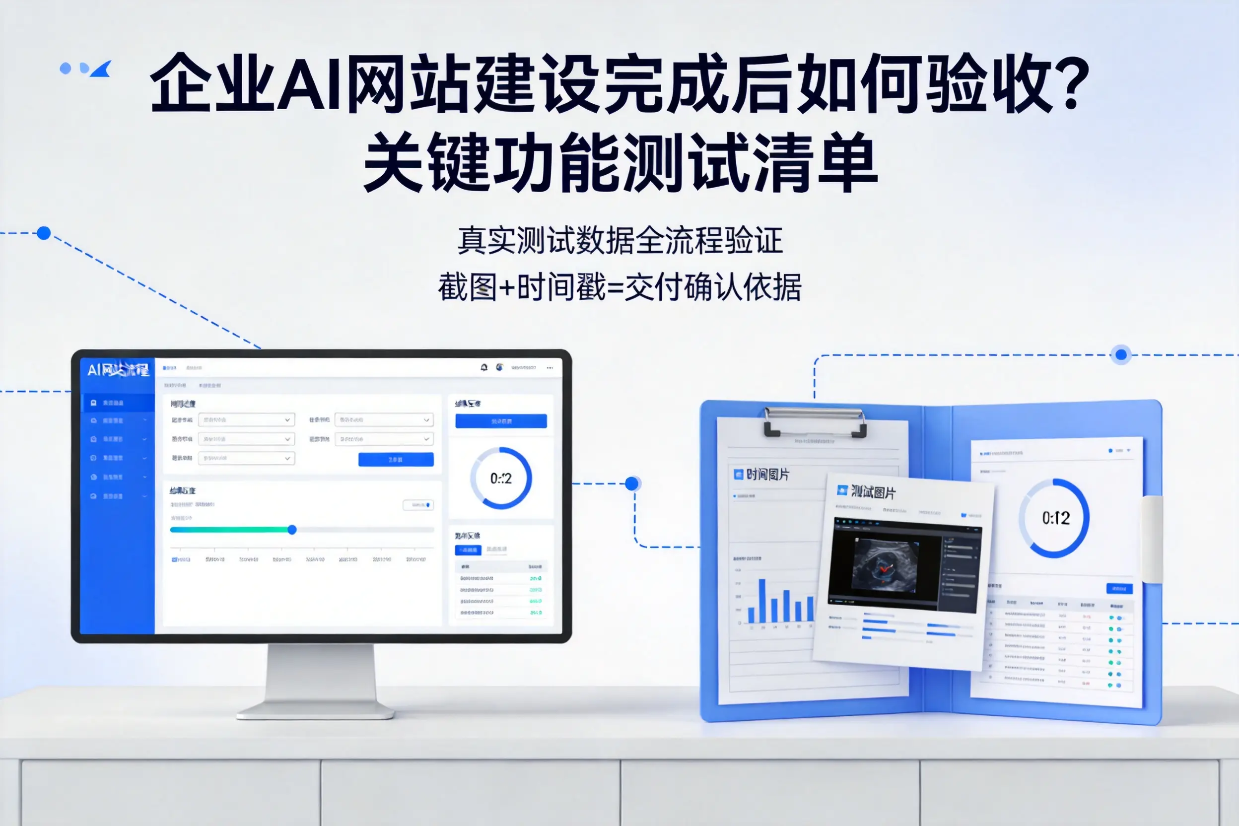 张家界企业AI网站建设完成后如何验收？关键功能测试清单